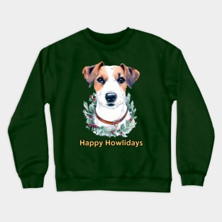 Happy Howlidays Jack Russell Terrier Crewneck Sweatshirt